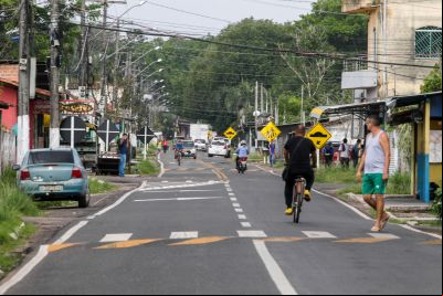 notícia: PA-404 recebe serviços de recuperação e nova sinalização
