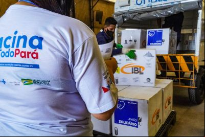 notícia: Pará recebe novas doses de vacinas pediátricas contra a Covid-19 nesta terça (15)